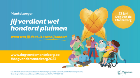 Mantelzorger, jij verdient wel  honderd pluimen